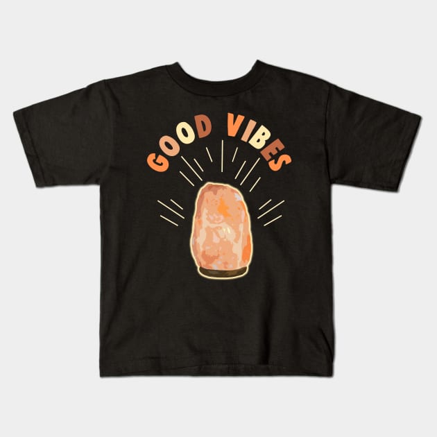 Himalayan Salt Lamp Vibes Meme Kids T-Shirt by Barnyardy